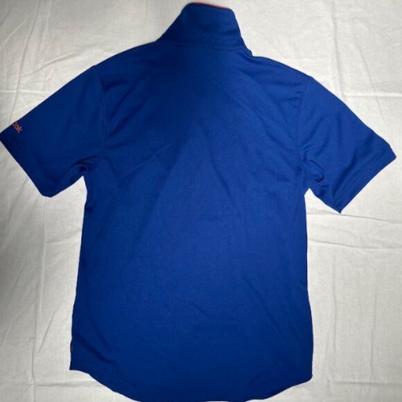 Reebok New York Mets Polo Shirt Mens Size S Blue MLB Baseball Embroidered Logo - Picture 3 of 7